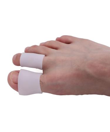 Silicone Toe Separator 8Pairs - Bunion Corrector & Pain Relief - White Toe Sleeves - Buy Online on SooperMarket.com