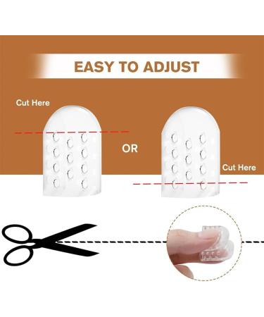 50 Pcs Silicone Anti-Friction Toe Protector Breathable Gel Toe Protector Little Toe Cover Protectors Caps for Men and Women Toe Sleeves with Hole to Protect Toe from Rubbing Corns Blisters etc - Buy Online on SooperMarket.com