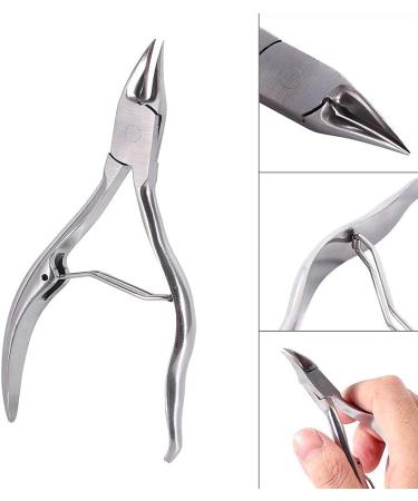 Toenail Clippers Trimmer Thick Toenails Nipper Professional Stainless Steel Cuticle Trimmer Scissors Toenails Nail Clippers for Thick or Ingrown - Buy Online on SooperMarket.com