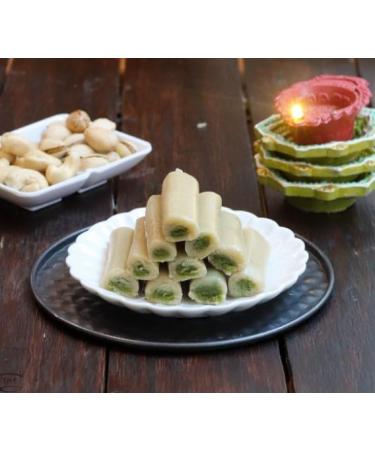 Rakhi Diwali Special (Kaju Roll 250g) Gift Hamper for Brother Sister Delicious Indian Traditional Sweets Best Gift For All Occasions Tasty Treat For Family & Friends Sold By Kidzbuzz - Buy Online on SooperMarket.com