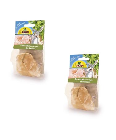 JR Farm Mineral Salzleckstein Region Himalaya |Double pack |2 x 80 g |Can contribute to the supply of important minerals and trace elements |Handpicked quality