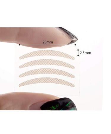 300 Pairs Adhesive Invisible Fiber Double Eyelid Tape - Waterproof Eye Tape for Natural Look with Y Shaped Fork (Slim) - International Shipping - Buy Online on SooperMarket.com