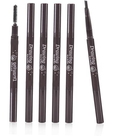 PLAFOPE 3pcs 2 1 Eyebrow Brush Eyebrow Pencil Waterproof Brow Pencil Makeup Sharpener Stand Microblading Pen - Buy Online on SooperMarket.com