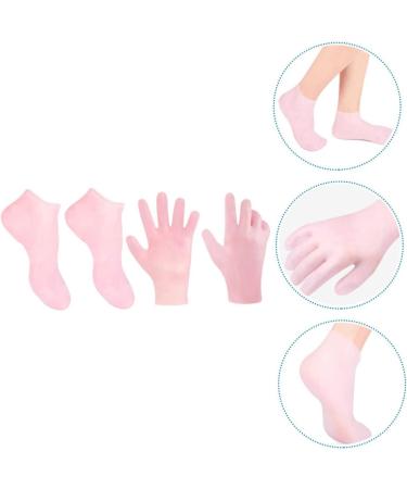 ABOOFAN 3 Sets Hydrating Sock Gloves Moisturizing Anti- Cracks Foot Care Socks Hydrating Foot Socks Dry Crack Heel Socks Gel Boat Socks Heel Socks Protector Elasticity Sebs Short Boots - Buy Online on SooperMarket.com