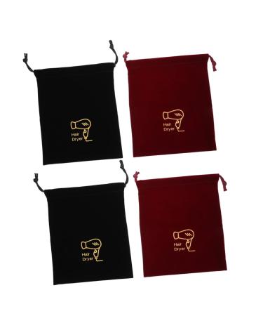 Mikinona 4pcs Storage Bag Tote Bag for Travel Hair Dryer Case Travel Tote Bag Hair Dryer Bags Fabric