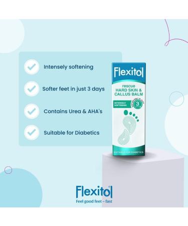 Flexitol Bundle Revitalising Foot Scrub 75g + Flexitol Rescue Hard Skin and Callus Balm 56g (pack of 2) - Buy Online on SooperMarket.com