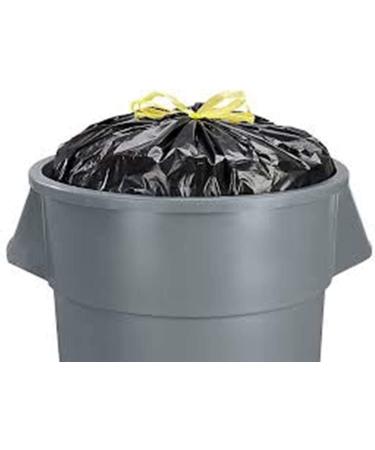 Tear-Resistant 120L Black Garbage Bags with Drawstring - 100% Recycled XXL Bags (50-1000 Count) | Eco-Friendly Shipping Worldwide - Buy Online on SooperMarket.com