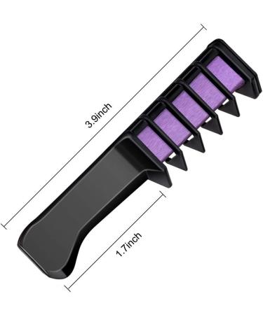 Kalolary 12 Colors Hair Chalk Comb - Temporary, Non-Toxic & Washable Hair Dye for Girls, Kids & Party - Perfect for Halloween, Christmas & Cosplay - Buy Online on SooperMarket.com