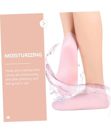 minkissy 4 Pairs Exfoliating Moisturizing Socks Features Socks for Women Cosmetic moisturizing Socks Heel Socks for Dry Cracked feet Toe spa Masks spa Socks Sebs Supplies Girl Foot - Buy Online on SooperMarket.com