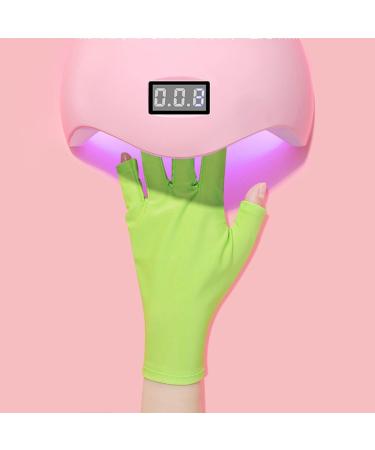 Vipomkowa Nail Machine Special Gloves For Nail Salon Baking Lamp Heat Insulation Sun Breathable Nail Leakage Gloves Nail Stand Holder A B - Buy Online on SooperMarket.com