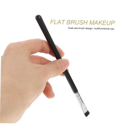 Baluue 6pcs Flat Eyebrow Brush Eyeliner Brush Eye Makeup Brush Eyebrow Makeup Brush Black Artificial Fiber - Buy Online on SooperMarket.com