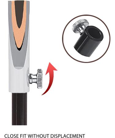 Eyebrow Pencil Sharpener Aid Prevent Deformation Eyebrow Pencil Sharpener Tool Firmly Secure Firmly for Daily Use (Silver) - Buy Online on SooperMarket.com