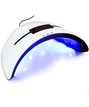 LKE 36W nail dryer LED nail lamp 30/60/90s timing function LCD display and infrared sensor SUN X10PLUS White