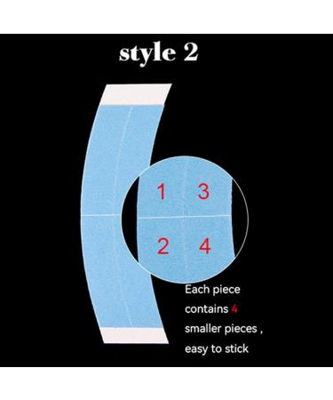 AIDIRui 360Pc/Lot Super Strong Double-Layer Tape Wig Adhesive Extended Hair Strip Waterproof for Toupee Lace Wig Tape Film Easy to Use - Buy Online on SooperMarket.com