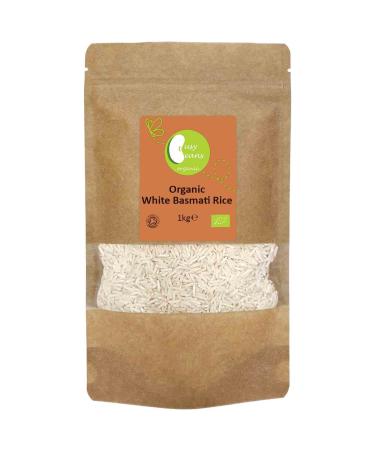 Organic White Basmati Rice - Certified Organic- by Busy Beans Organic (1kg)