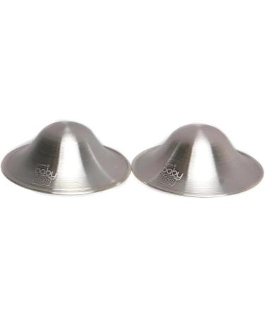 ebebek 999 Pure Sterling Silver Nursing Cups for Sore Breasts - Nickel-Free Breast Shields for Newborns & Breastfeeding Moms - Buy Online on SooperMarket.com
