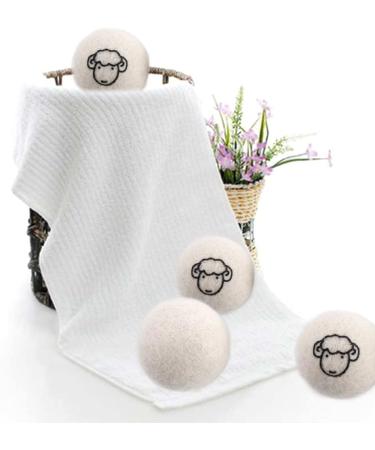 Vctitil 8 Pack Wool Dryer Balls - Eco-Friendly Laundry Balls for Reduced Static & Wrinkles | Fabric Softener & Time Saver | 1.96 inch - Buy Online on SooperMarket.com