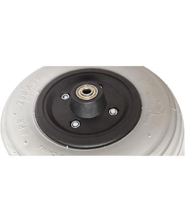 Wheelchair Front Wheel Wheels for Electric Wheelchairs 8-Inch Inflatable Front Wheel Gray Wheelchair Front Wheel Replacement Wheels 2 Pieces - Buy Online on SooperMarket.com