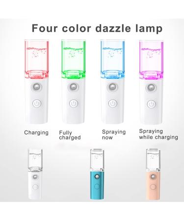 Dajidafu Plastic Facial Sprayer 250mAh Portable Cold Mist LED Face Humidifier Home Hotel Camping Nebulizer Skin Care Equipment - Buy Online on SooperMarket.com