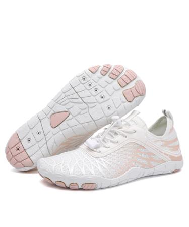 Lafoday Barefoot Shoes Women Unisex Barefoot Shoes Water Shoes Quick Drying Drainage Holes Beach Swimming Shoes