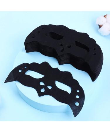 100 Sheets Bamboo Charcoal Black Eye Mask Paper - Moisturizing & Breathable Eye Care Masks for Women - DIY Dry Eye Treatment - Buy Online on SooperMarket.com