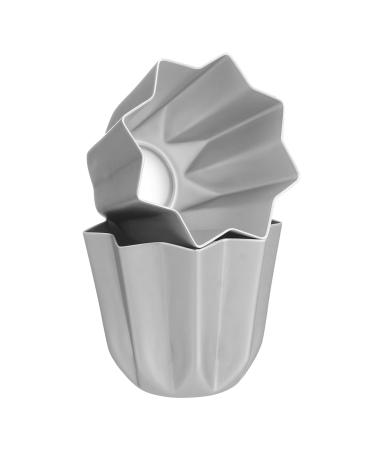 Zerodeko 2pcs Octagonal Cake Mold Baking Pan Baking Cup Tartlets Pans Cupcake Baking Mold Chocolate Mini 7.5x7.5x6.5cm Silver