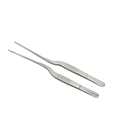 2Pcs Stainless Steel Tweezers - Corrosion & High Temp Resistant Multipurpose Tool for Hearing Amplifiers - Compact & Durable - Buy Online on SooperMarket.com