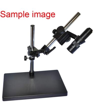 HAYEAR Heavy Boom Stereo Metal Table Stand for Industrial Microscope - Universal Large Platform, 50MM Lens Holder Ring Support, 3D Mode Adjust - Buy Online on SooperMarket.com