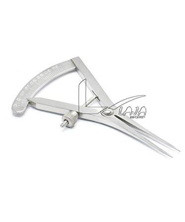 CASTROVIEJO Caliper Graduated 0-40MM Straight 3.5 HIGH Premium Grade ( LAJA IMPORTS Brand)