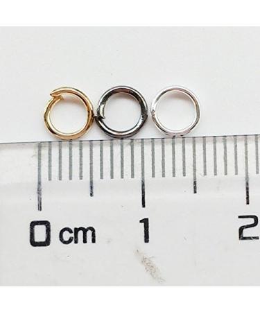 Chenkou Craft 3000pcs Small Open Jump Rings Kit - 6 Colors for Jewelry Making with Jump Ring Tool and Storage Box - 5mm - Buy Online on SooperMarket.com