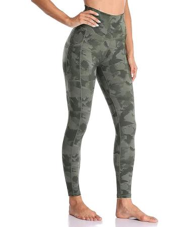 Women's High Waist Tummy Control Yoga Pants - Small - I-Green | Workout Leggings - Buy Online on SooperMarket.com