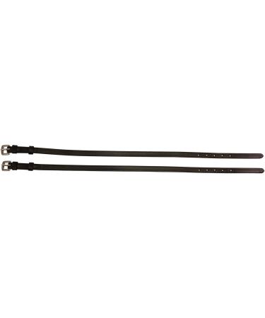 Derby Originals Premium English Leather Spur Straps - Childrens, Womens, Mens Sizes 14.5 - Black - Buy Online on SooperMarket.com