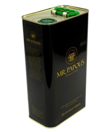 Mr. Papou's | Extra Virgin Olive Oil | First Cold Pressed | Family Owned | Harvested in Greece | 3 Liter - 101.4 fl oz