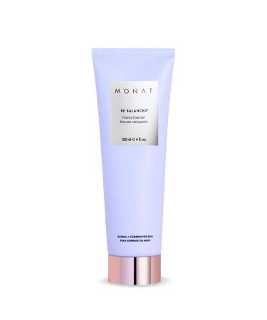 MONAT Be Balanced Foamy Cleanser - Purifying & Softening Foaming Facial Cleanser. Skin-Smoothing Antioxidants and Natural Fruit Acids Foaming Face Wash. Cleansing Foam - Net Wt. 120 ml / 4.0 fl. oz.