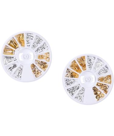 minkissy 4 Boxes Manicure Accessories Rhinestone for Nails Nail Jewelry Palette The Circle 3d - Buy Online on SooperMarket.com