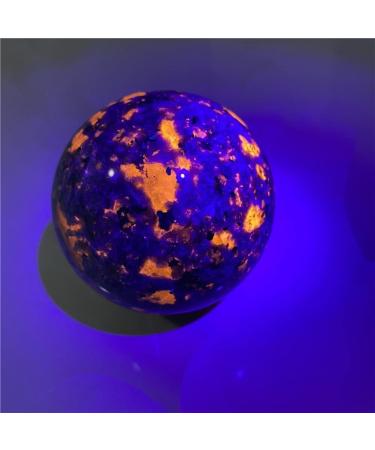 Crystal Rough Specimen Healed Natural Flame Stone Crystal Ball Powerful Home Decor As a Gift - Buy Online on SooperMarket.com