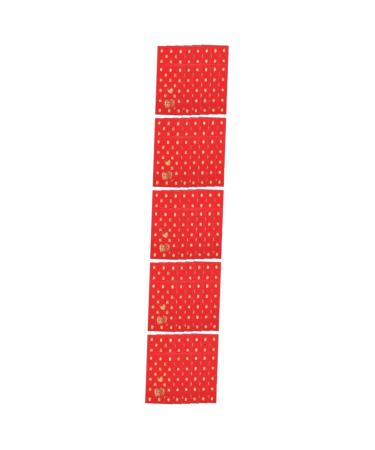 EXCEART 60 Pcs Year of The Rabbit Red Envelope Bag Year of The Rabbit Envelopes Cash Envelopes Hongbao 2023 Gift Card Wallet Red Envelopes New Year Chinese Zodiac Spring Festival Bag 12pcs