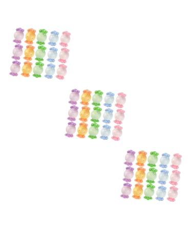 ibasenice 54 Pcs bulk Storage Box DIY accessories decorations small candies model decorate Little vacation props Accessories simulated candies simulated candies model candies props
