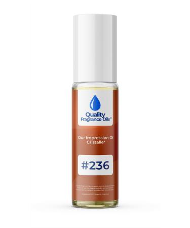 Quality Fragrance Oils' Impression #236 Inspired by Cristalle (10ml Roll On) Cristalle Impression #236 0.34 Fl Oz (Pack of 1)