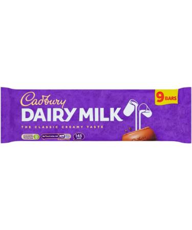 Hamperly Gifts Chocolate Bar Bundle Containing Dairy Milk Chocolate Bars 9 Bars 244.8g (3 Pack) - Buy Online on SooperMarket.com