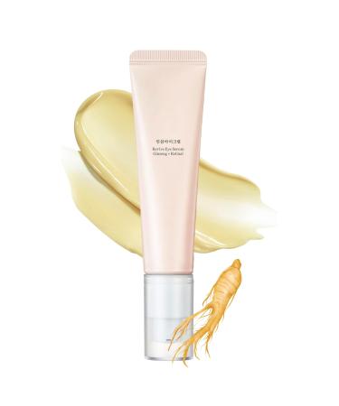 Revive Eye Serum: Ginseng + Retinal Korean Eye Cream for Dark Circles and Puffy Eyes Anti Wrinkle Eye Cream Anti Aging Under Eye Cream Eye Bags Remover Eye Serum for All Skin Types