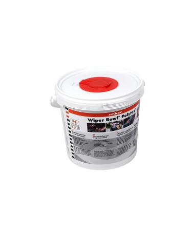 Cleaning wipes Wiper Bowl - moist cleaning towels for daily use in the workshop or on the construction site - donor box with 72 damp cloths (25 x 25cm)