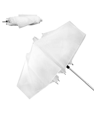 Julius Studio 33" 3-Fold Ultra Compact Professional Photography Photo Video Studio Lighting Flash Translucent White Soft Umbrella for Photo Portrait Studio Shooting Daylight, JSAG669