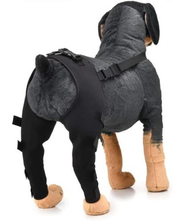 Pet Dog Knee Brace ACL Brace for Dogs Rear Leg Dog Braces for Back Leg for Support for Heals Prevents Injuries Sprains Black Large Large Black - Buy Online on SooperMarket.com