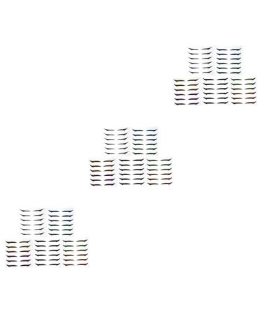 NOLITOY 108 Pairs Glitter Eyeliner Self- Eyeliner Sticker Makeup Women Eyeliner Sticker Eyes Tool Miss