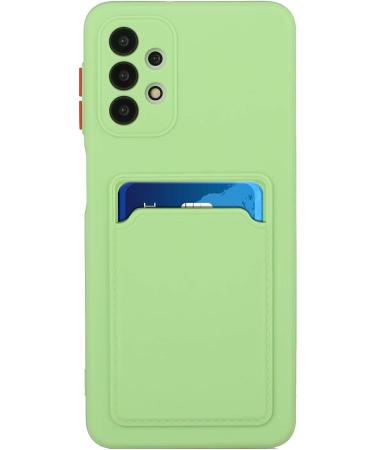 Buy Tivenfezk Nadoli Ultra Thin Silicone Case for Samsung Galaxy A33 5G - Shockproof Scratch-Resistant Wallet Cover with Credit Card Holder - Green - Buy Online on SooperMarket.com