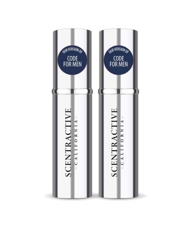 CA Perfume Impression of Code For Men For Men Replica Version Fragrance Dupes Concentrated Long Lasting Eau de Parfum Spray Refillable Atomizer Bottle 0.17 Fl Oz/5ml-X2 ARMN CODE FOR MEN IMPRESSION 0.34 Fl Oz (Pack of 1)