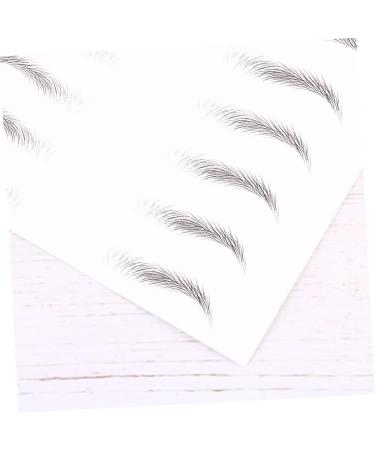 Beavorty 2 Sheets Waterproof Stickers Realistic Eyebrow Transfer Eyebrow Stickers 4d Disposable Tool - Buy Online on SooperMarket.com