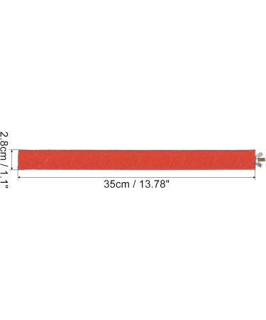 PATICIL 1.1x13.9 Bird Paw Stand - Wood Bars for Small Birds Parrots & Lovebirds - Cage Accessories - Red - Buy Online on SooperMarket.com