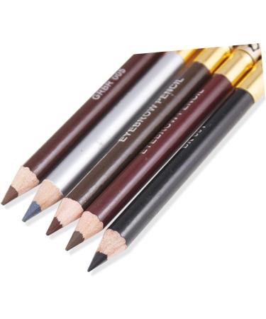 FOYTOKI 2pcs Pencils Leopard Lash Brush Brow Gel Brow Brush Brow Makeup Eyeliner Wooden - Buy Online on SooperMarket.com